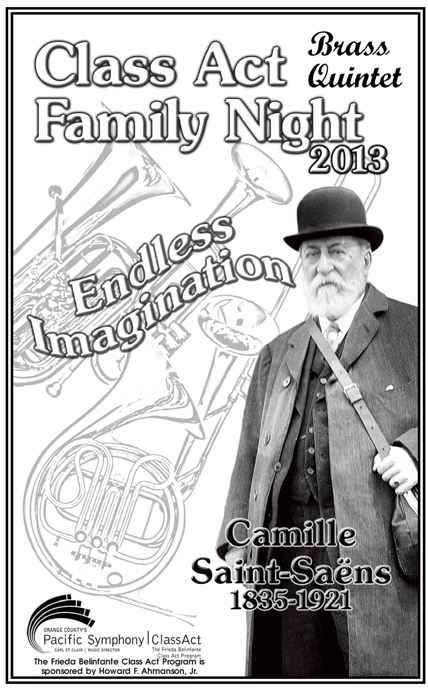 Saint_Saens Family Night Program cover